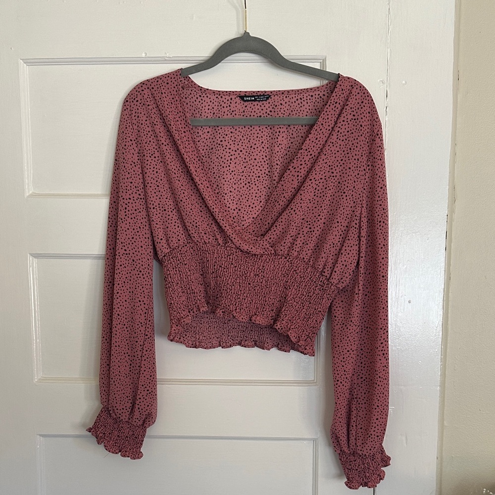 Deep V Cropped Top